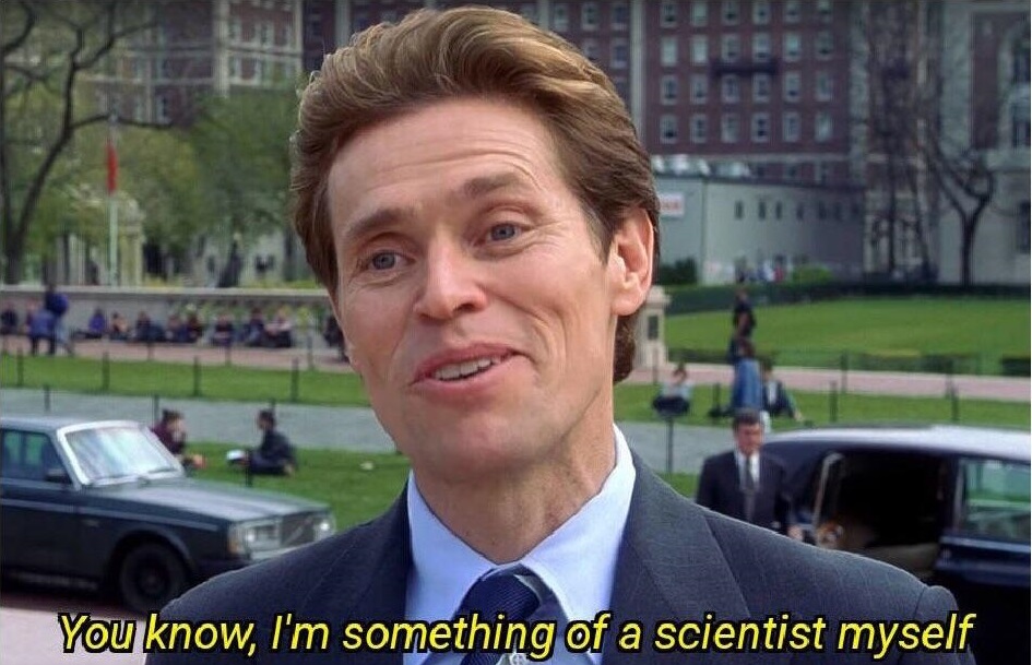Norman Osborn from Spider-Man: "I'm something of a scientist myself"